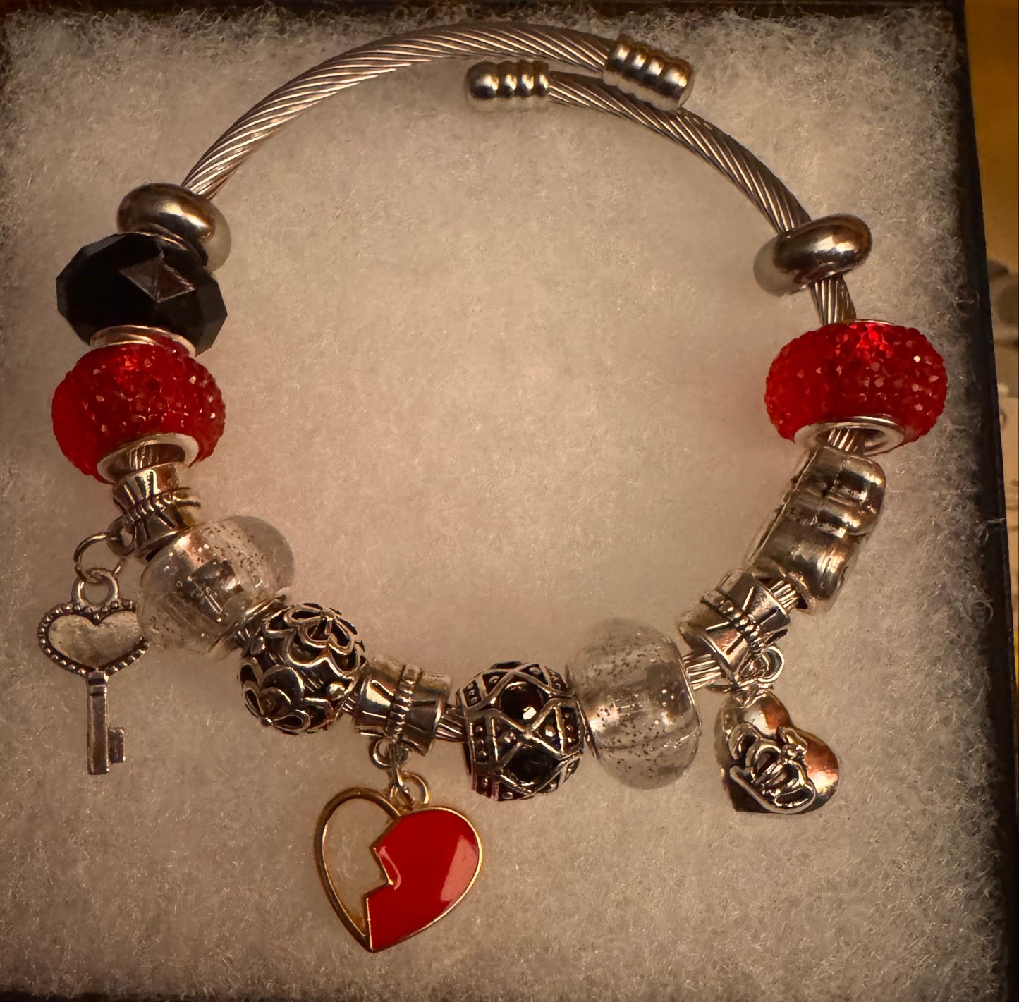 Red Series charm bracelet