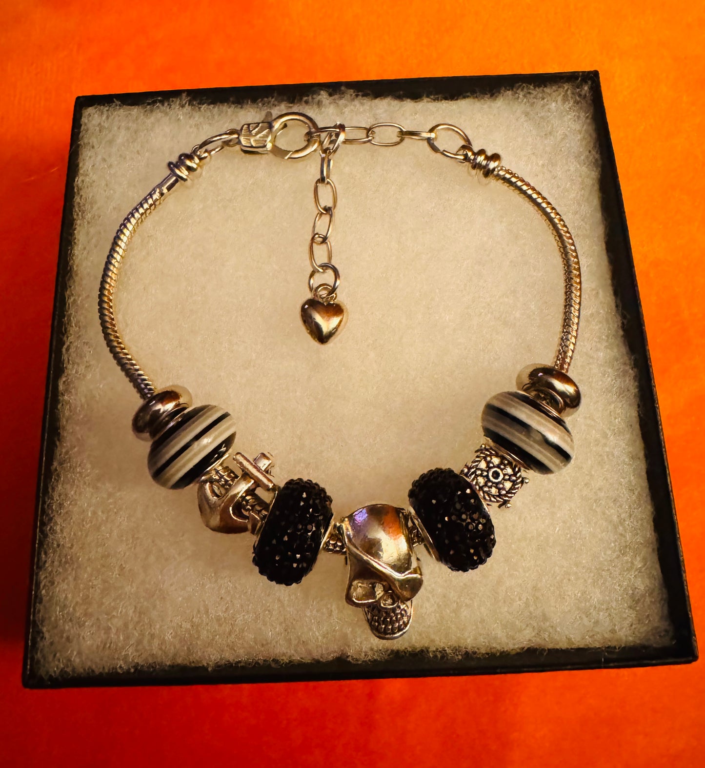 Onyx series charm bracelet