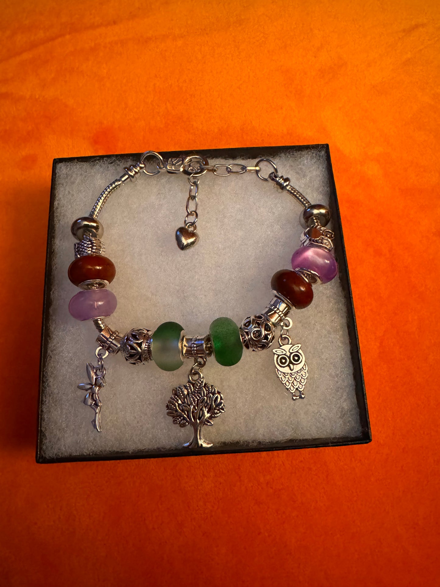 Brown Sugar series charm bracelet