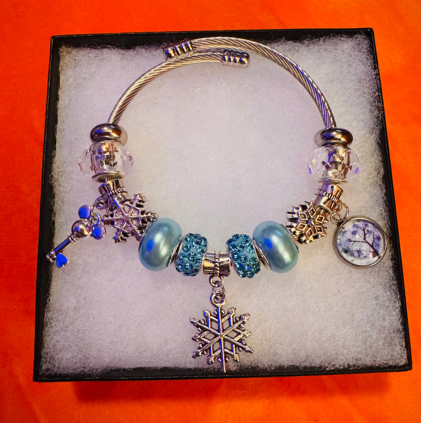 Blue Series charm bracelet