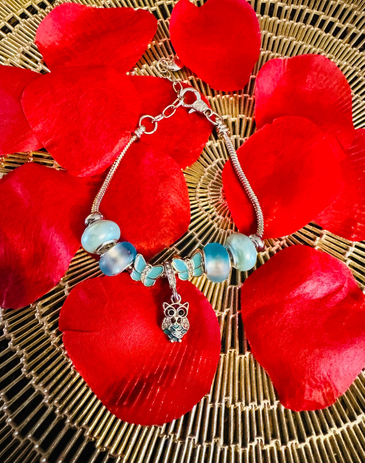 Blue Series charm bracelet