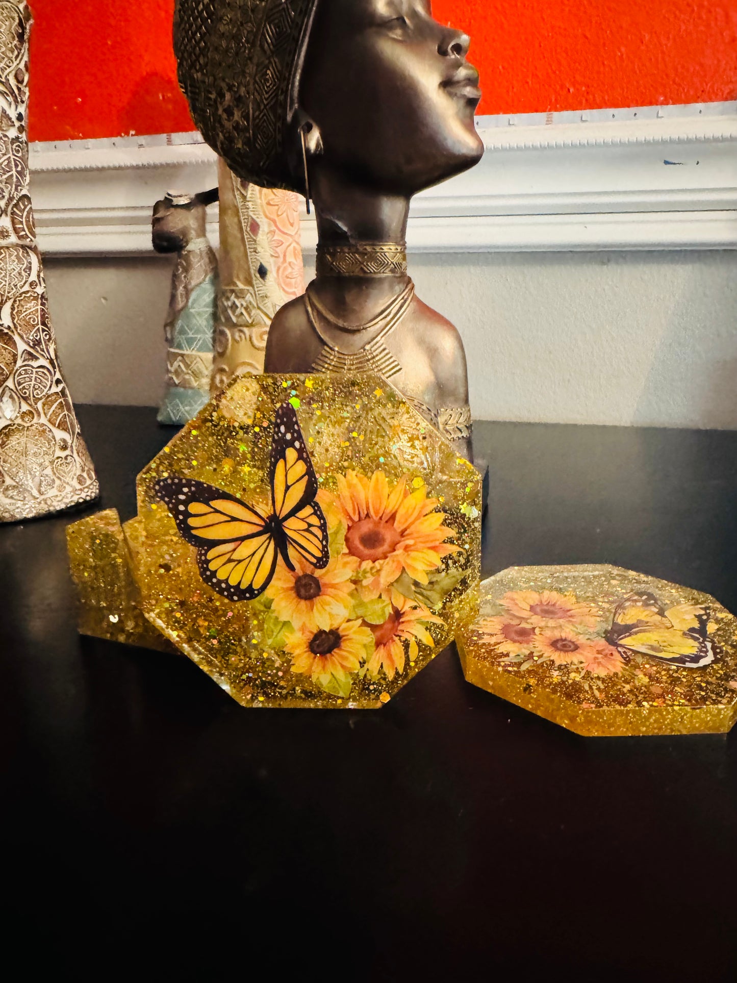Butterfly Table Coaster set