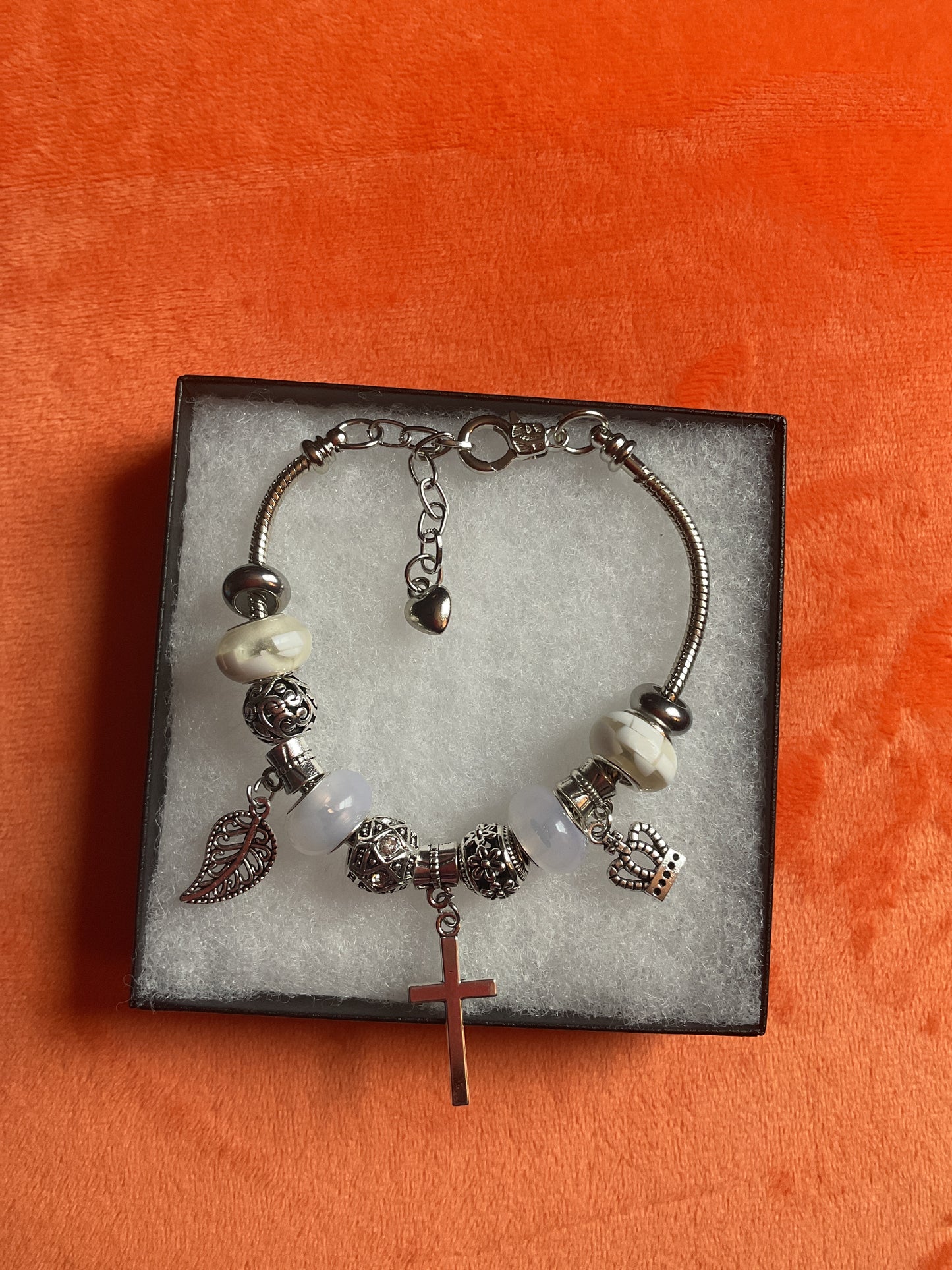 White series charm bracelet