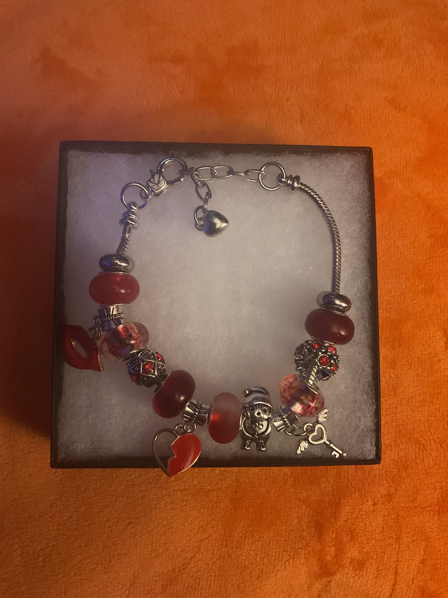 Red Series charm bracelet